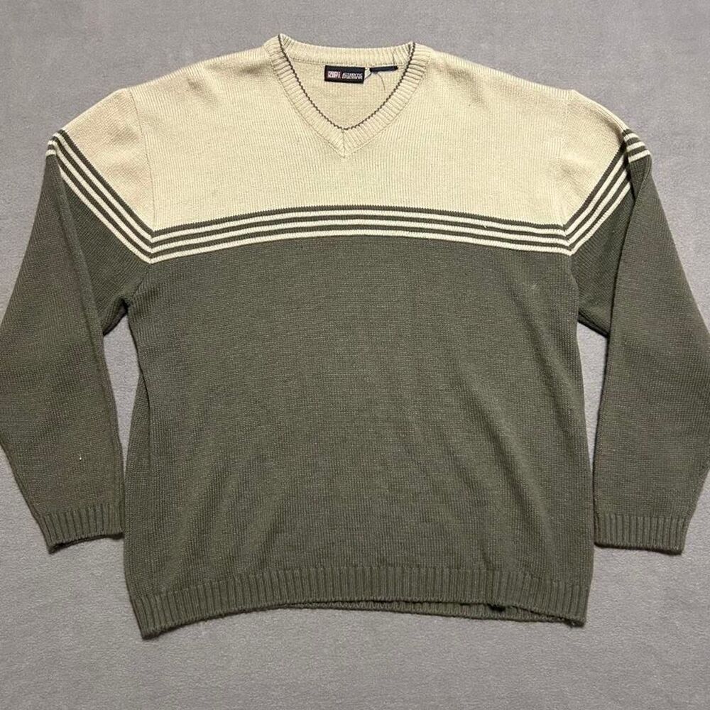 Faded-glory Women's Green and Khaki Jumper